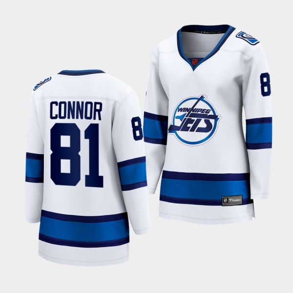Jets Kyle Connor 2022 Special Edition 2.0 White Jersey Women