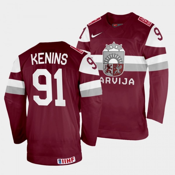 Ronalds Kenins 2022 IIHF World Championship Latvia...