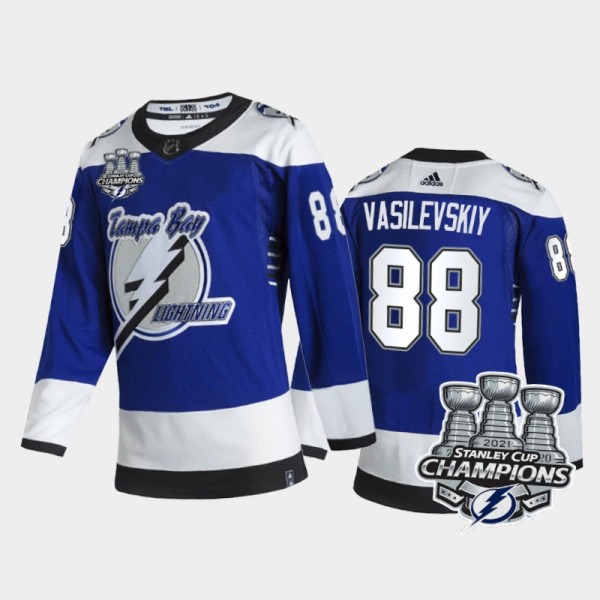 Tampa Bay Lightning Andrei Vasilevskiy #88 3x Stan...