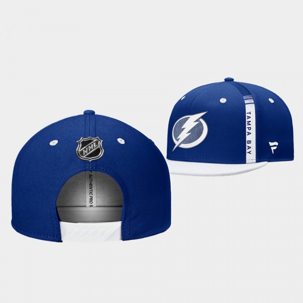 Tampa Bay Lightning 2022 NHL Draft Authentic Pro Hat Blue