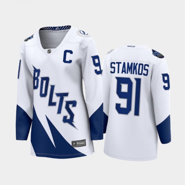 Steven Stamkos #91 Lightning 2022 Stadium Series W...