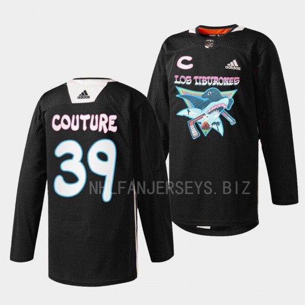 San Jose Sharks 2022 Los Tiburones Logan Couture #...