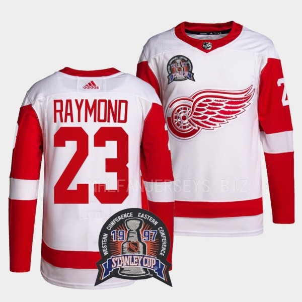 Detroit Red Wings 25th Anniversary Lucas Raymond #...