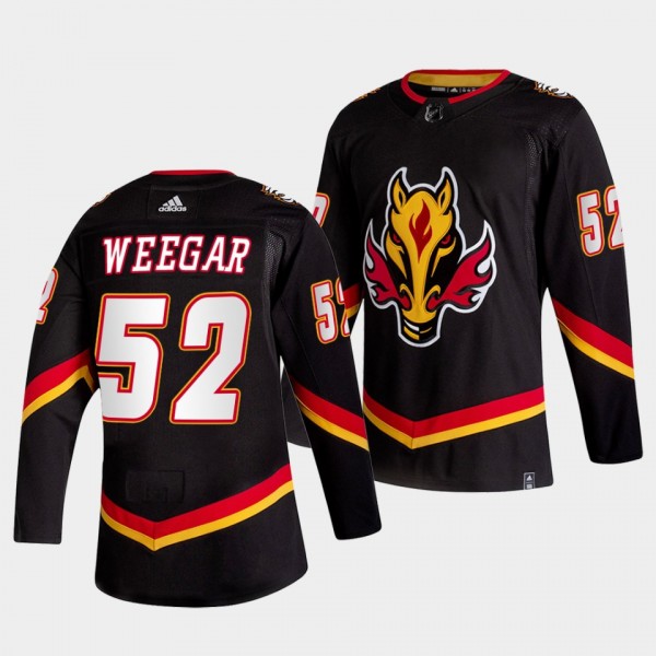Calgary Flames MacKenzie Weegar 2022-23 Alternate #52 Black Jersey Authentic
