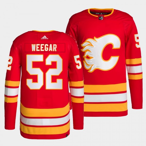 MacKenzie Weegar #52 Calgary Flames Primegreen Authentic Red Jersey Home
