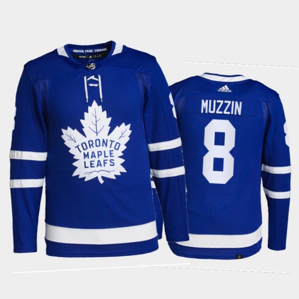 2021-22 Toronto Maple Leafs Jake Muzzin Primegreen Authentic Jersey Blue Home Uniform