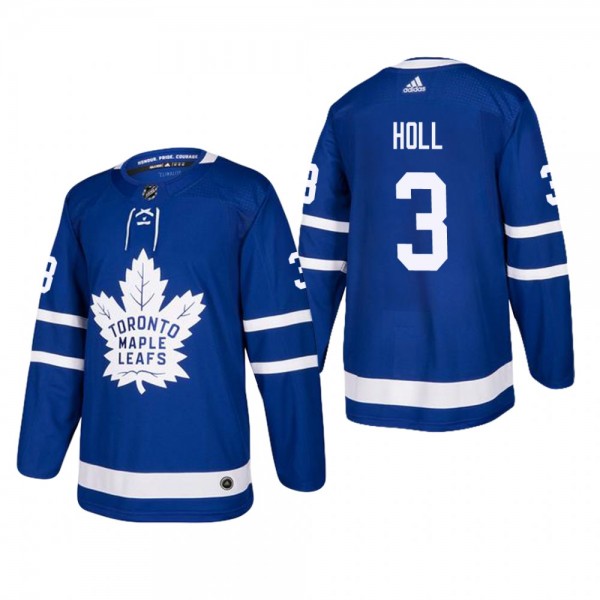 Men's Toronto Maple Leafs Justin Holl #3 Home Blue...