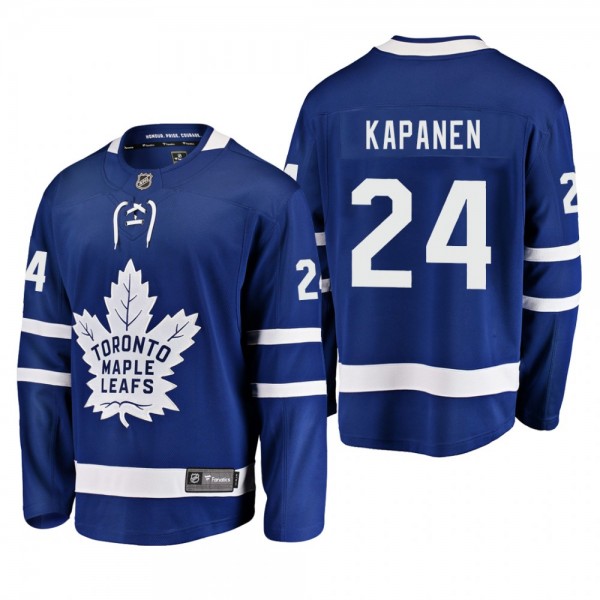 Men's Toronto Maple Leafs Kasperi Kapanen #24 Home...