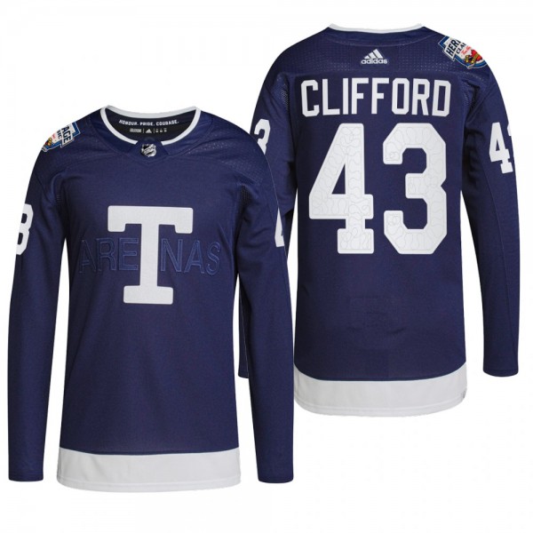 Maple Leafs Kyle Clifford 2022 Heritage Classic Na...