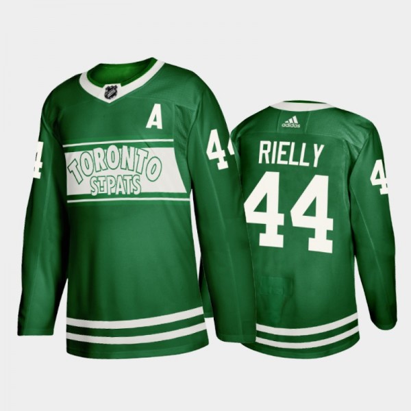Morgan Rielly Toronto Maple Leafs St. Patricks Day 2022 Jersey Green #44 Special Edition