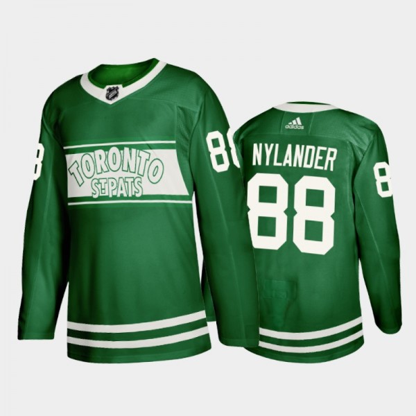 William Nylander Toronto Maple Leafs St. Patricks Day 2022 Jersey Green #88 Special Edition