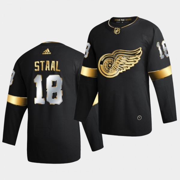 Detroit Red Wings Marc Staal 2020-21 Golden Edition Limited Authentic Staal Jersey
