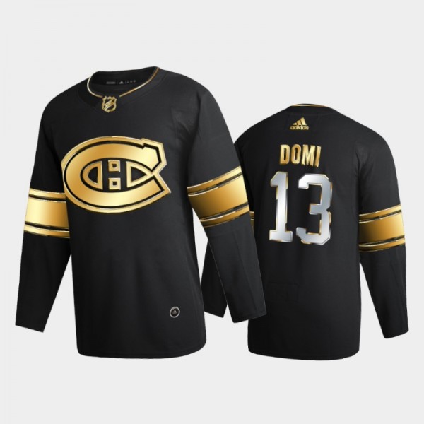 Montreal Canadiens Max Domi #13 2020-21 Golden Edition Black Limited Authentic Jersey