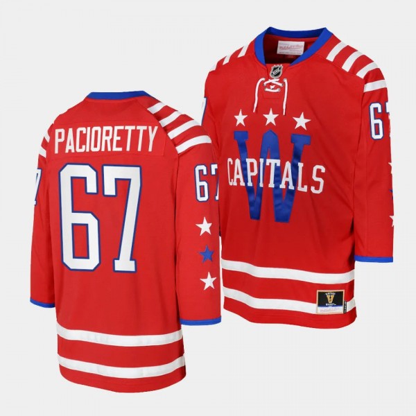 Washington Capitals #67 Max Pacioretty 2015 Blue Line Mitchell Ness Red Youth Jersey