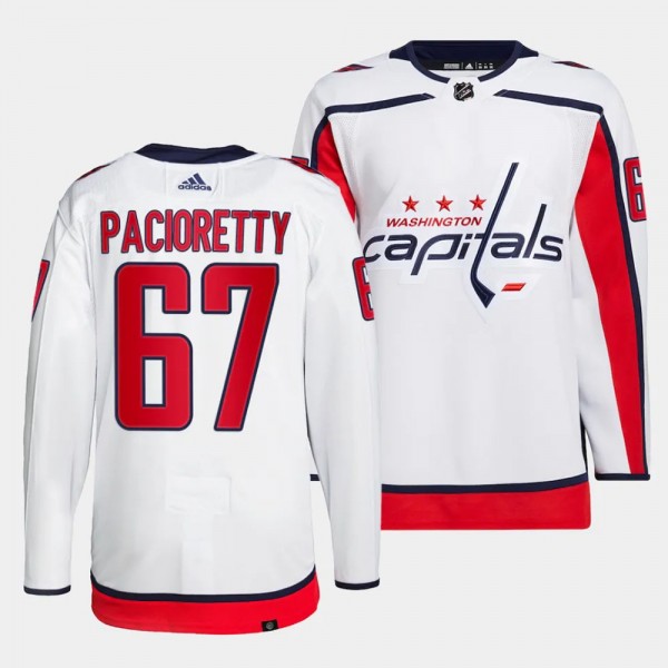 Washington Capitals Authentic Pro Max Pacioretty #67 White Jersey Away