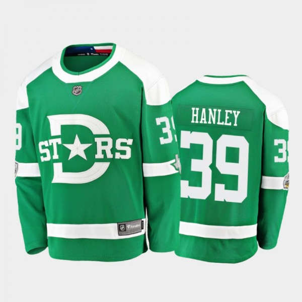 Fanatics Stars Joel Hanley #39 Green 2020 Winter C...