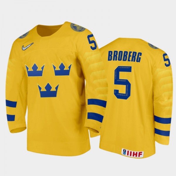 Sweden Philip Broberg #5 2020 IIHF World Junior Ic...