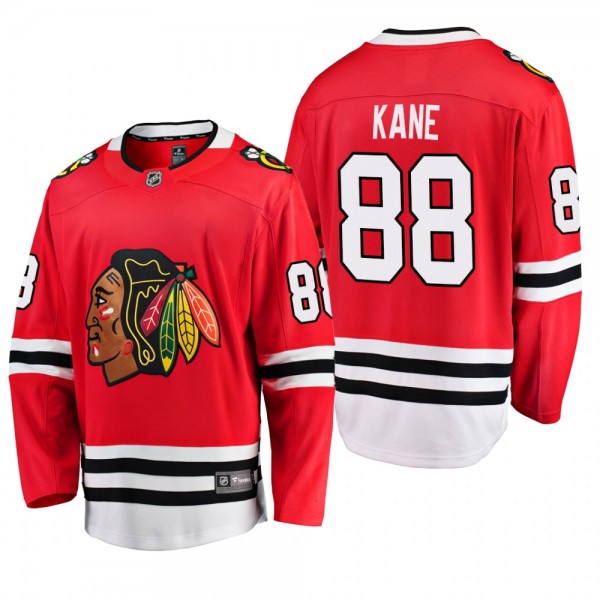 Chicago Blackhawks Patrick Kane #88 Home Red 2019-20 Breakaway Player Jersey