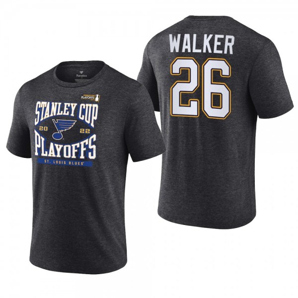 Nathan Walker 2022 Stanley Cup Playoffs Charcoal B...