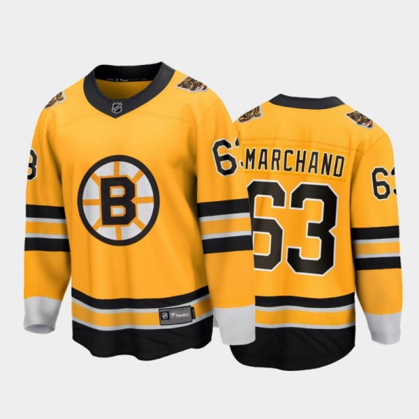 Men's Boston Bruins Brad Marchand #63 Reverse Retr...