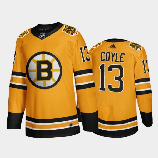 Boston Bruins Charlie Coyle #13 2021 Reverse Retro...