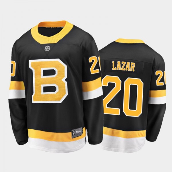 Men's Boston Bruins Curtis Lazar #20 Alternate Bla...