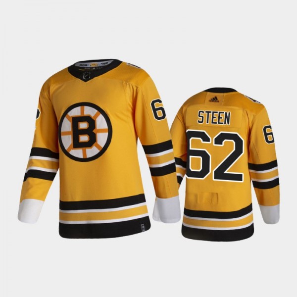 Men's Boston Bruins Oskar Steen #62 Reverse Retro ...