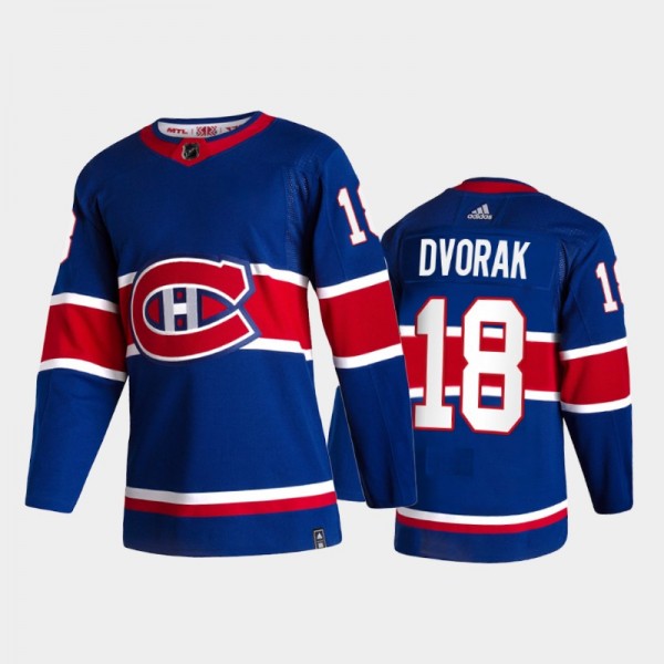 Men Montreal Canadiens Christian Dvorak #18 2021 R...