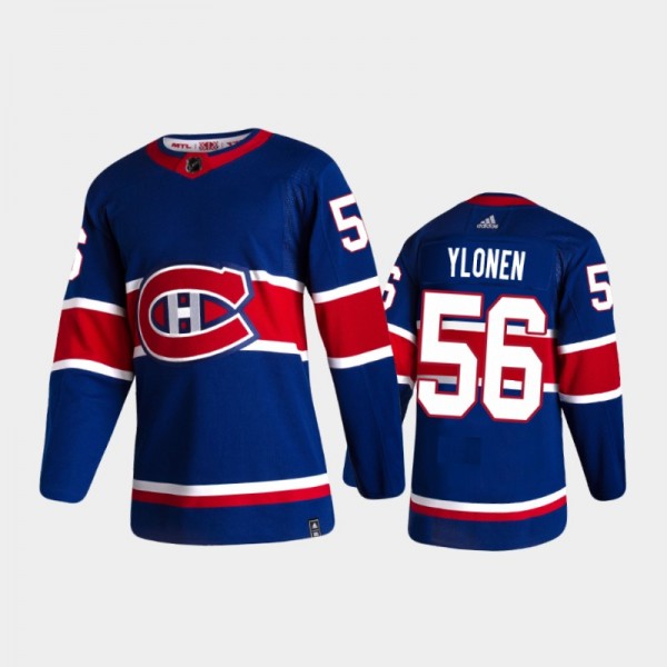 Men's Montreal Canadiens Jesse Ylonen #56 Reverse ...