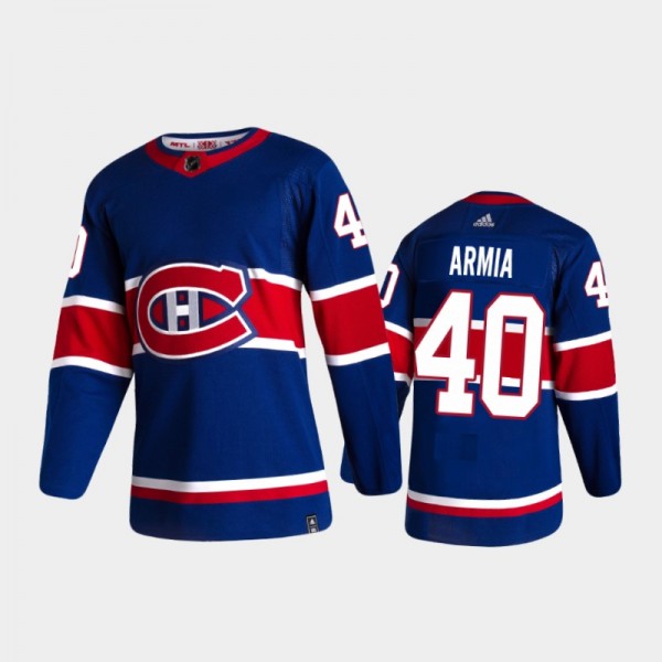 Men's Montreal Canadiens Joel Armia #40 Reverse Re...