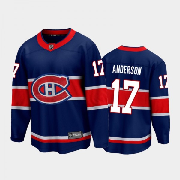 Men's Montreal Canadiens Josh Anderson #17 Special...