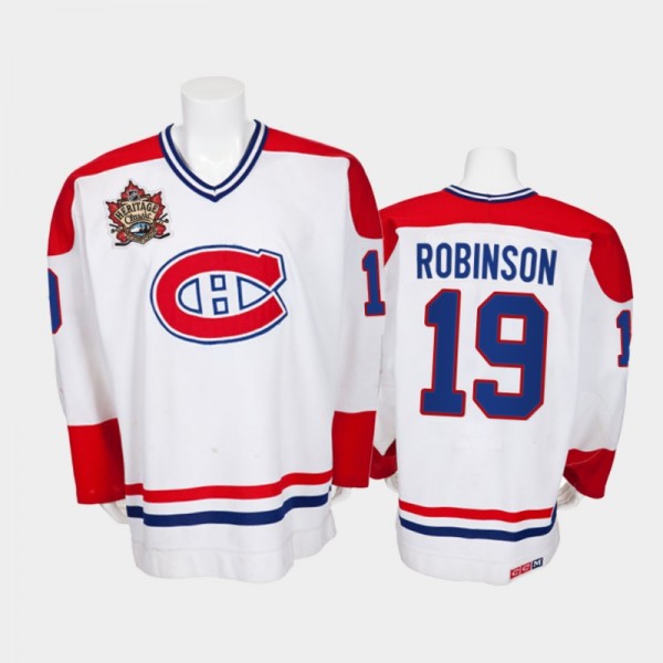 Men Montreal Canadiens Larry Robinson #19 Heritage...