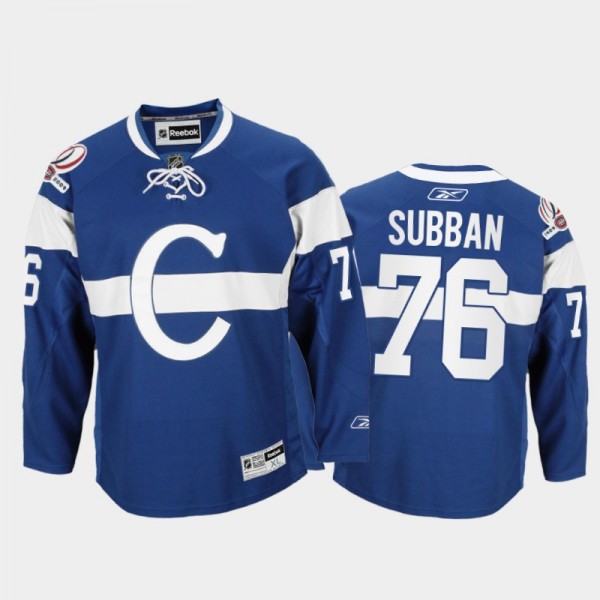 Men Montreal Canadiens P.K. Subban #76 Throwback 1...