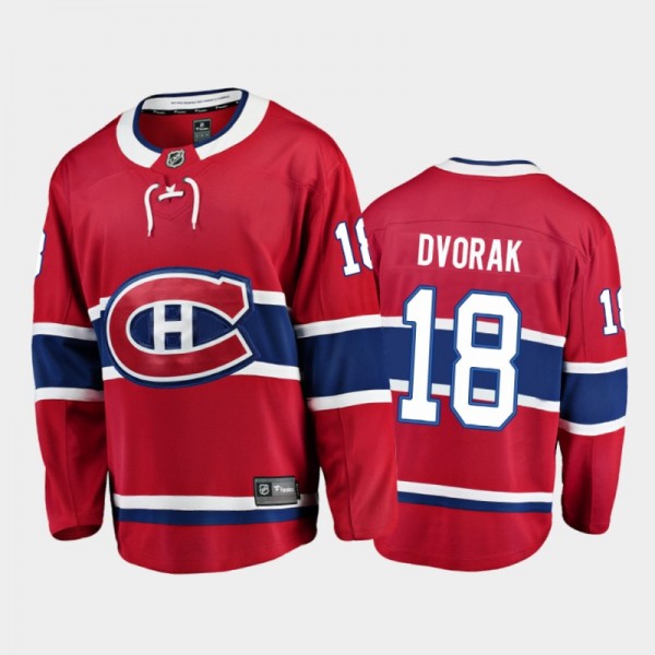 Christian Dvorak Montreal Canadiens Home Red 2021-...