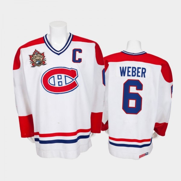 Men Montreal Canadiens Shea Weber #6 Heritage Clas...