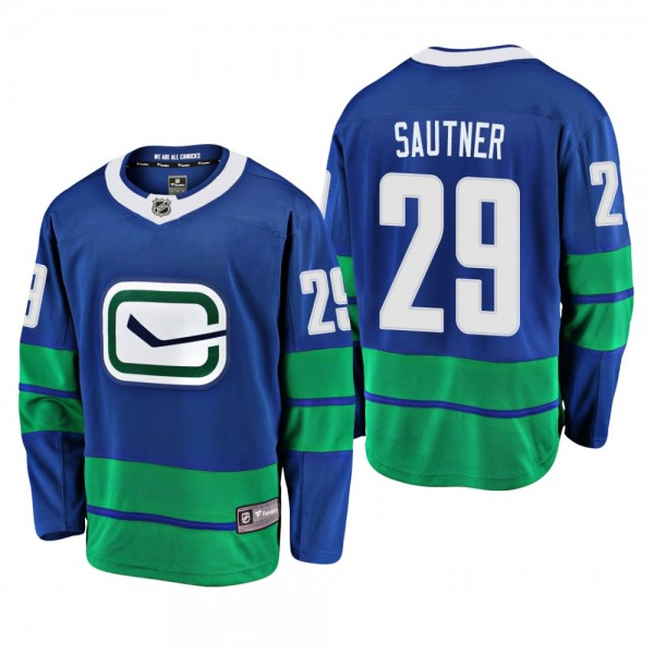Vancouver Canucks Ashton Sautner #29 Alternate Roy...