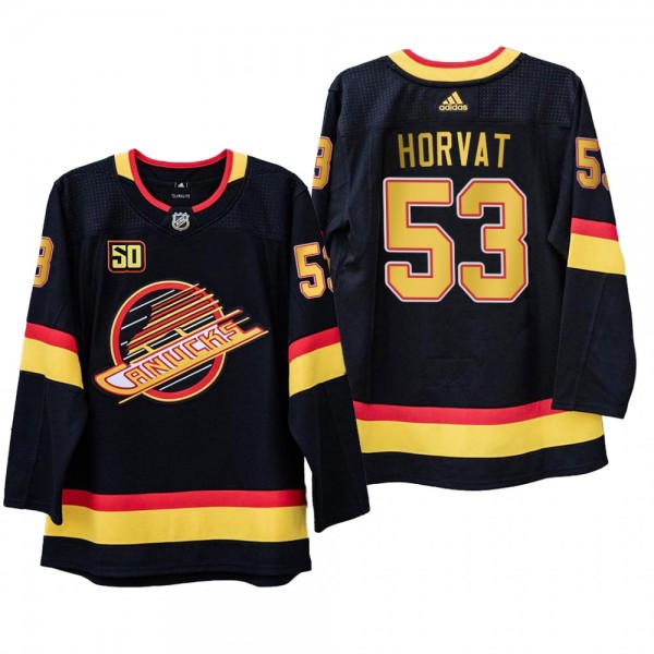 Vancouver Canucks Bo Horvat #53 50th Anniversary B...