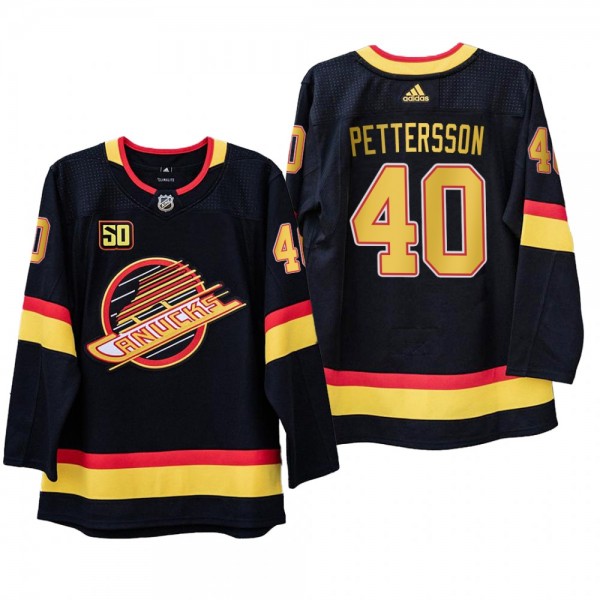 Vancouver Canucks Elias Pettersson #40 50th Annive...