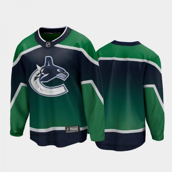 Vancouver Canucks Special Edition Green 2020-21 Breakaway Blank Jersey