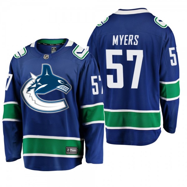 Vancouver Canucks Tyler Myers #57 Home Breakaway P...