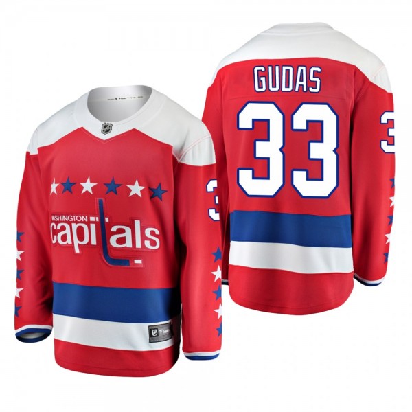 Washington Capitals Radko Gudas #33 Alternate Red ...