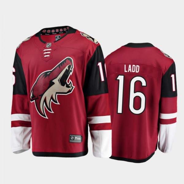 Arizona Coyotes #16 Andrew Ladd Home Red 2021 Play...