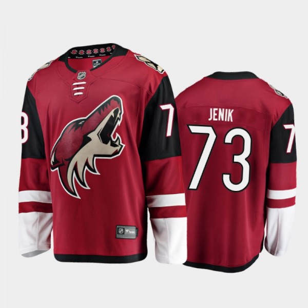 Men's Arizona Coyotes Jan Jenik #73 Home Red 2021 Jersey