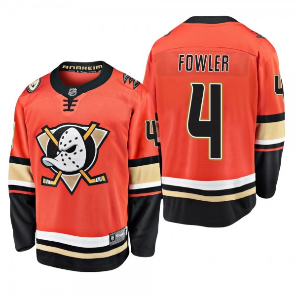 Anaheim Ducks Cam Fowler #4 Alternate Orange 2019-...