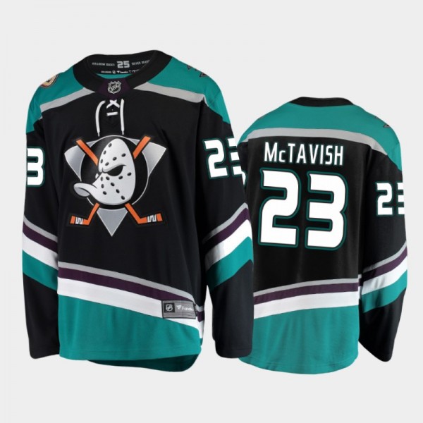 Men Anaheim Ducks Mason McTavish #23 Alternate Bla...