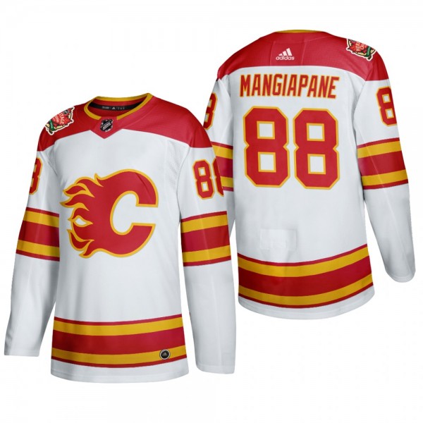 Andrew Mangiapane #88 Calgary Flames Authentic 2019 Heritage Classic White Jersey