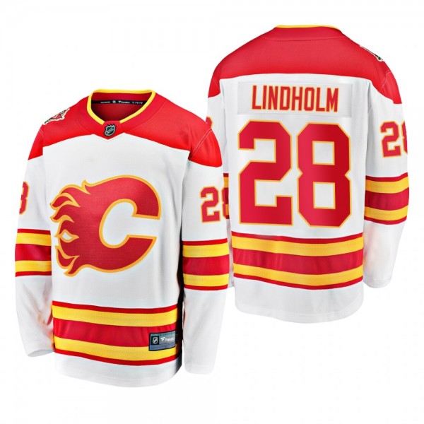 Calgary Flames Elias Lindholm #28 2019 Heritage Cl...