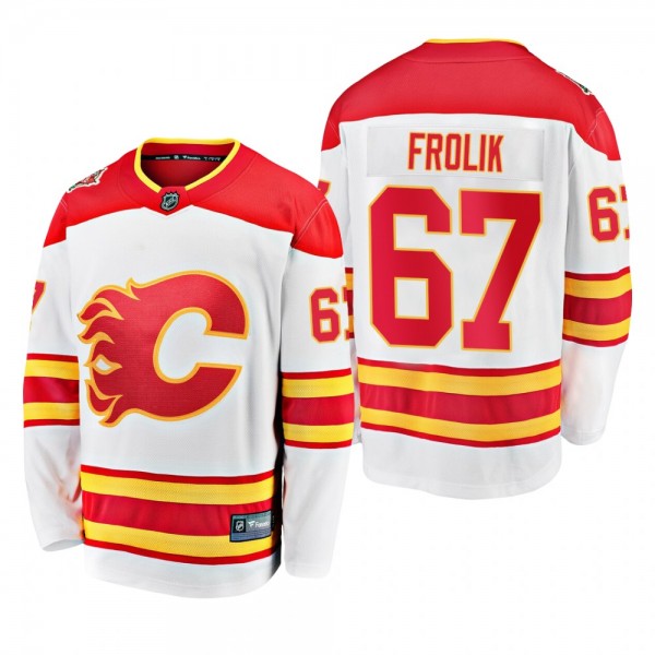 Calgary Flames Michael Frolik #67 2019 Heritage Cl...