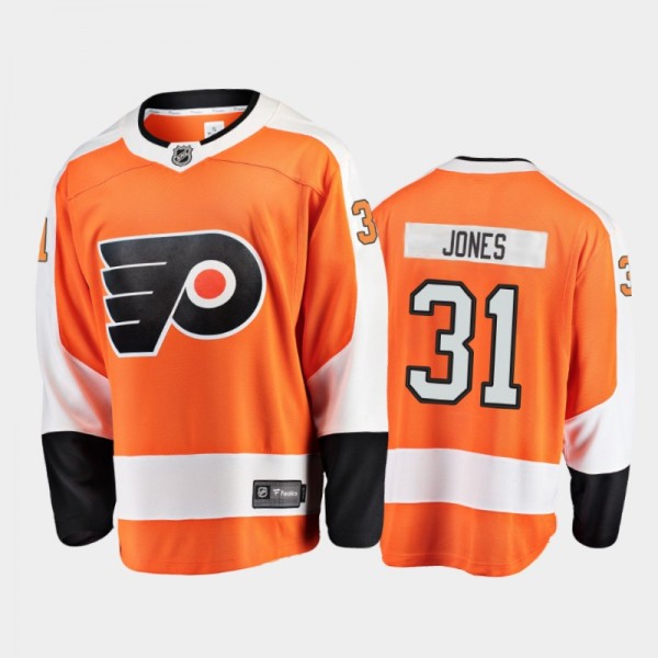 Philadelphia Flyers #31 Martin Jones Home Orange 2021 Player Jersey