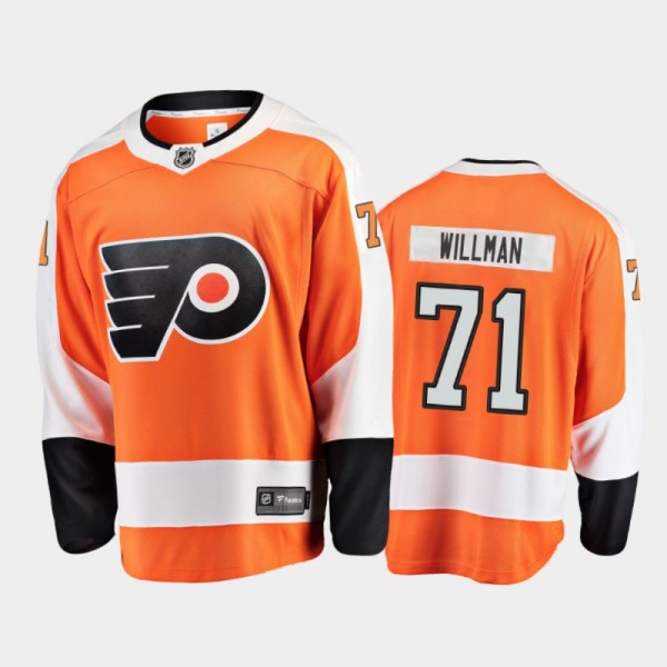 Flyers Max Willman #71 Home 2021-22 Orange Player ...